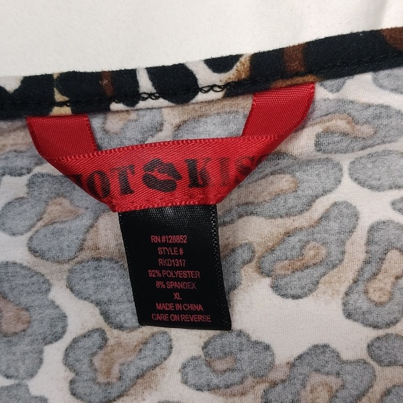 Hot Kiss Leopard Print Sleeveless Tank Top Size XL - Picture 2 of 9